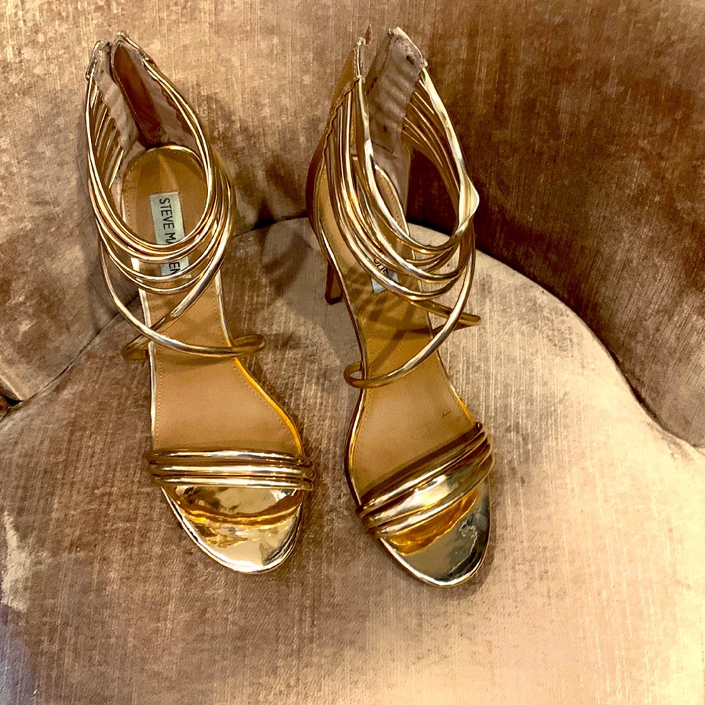 Steve Madden Gold Heels